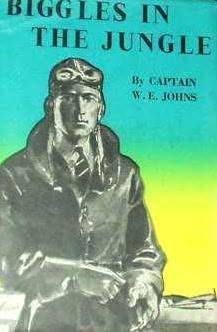 book cover of Biggles in the Jungle