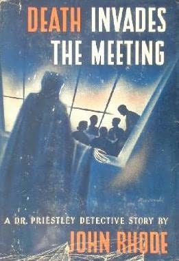 book cover of Death Invades the Meeting