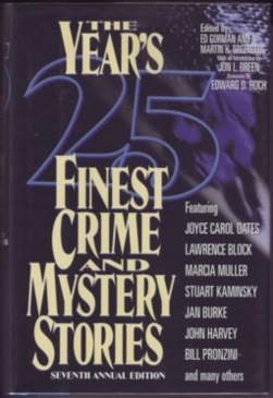 book cover of The Year\'s 25 Finest Crime and Mystery Stories: Seventh Annual Edition