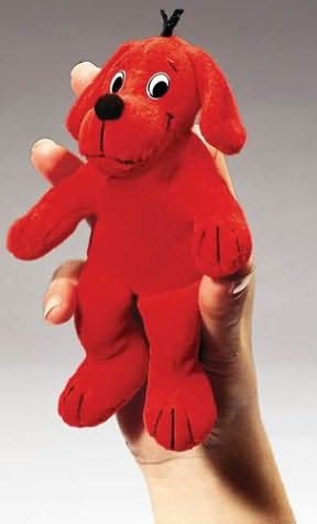book cover of Clifford The Big Red Dog Finger Pup Pet